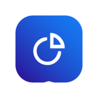 Pie chart, graph, data, statistics sign png
