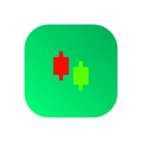 Chart pattern graph data analysis symbol png