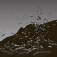Scatter stones. Abstract background. Print. Sport background. vector