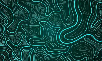 Abstract horizontal background with colorful waves on blue background. light blue lines. soft color. vector