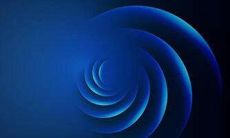 Dark blue wavy lines stripes texture with soft light and shadow. abstract blue spiral. vector