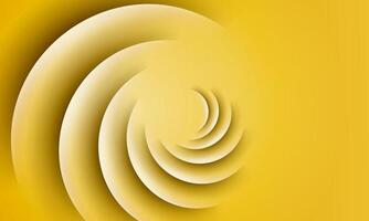 Dark golden yellow wavy lines stripes texture with soft light and shadow. abstract yellow background. vector