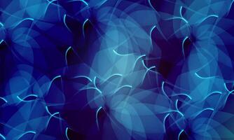 Abstract soft curve overlay blue background. artistic wallpaper. vector