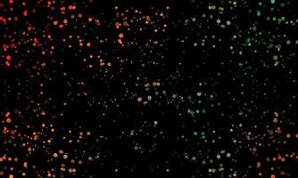 Dark dust light. Bokeh lights colorful effect background. artistic space background. vector