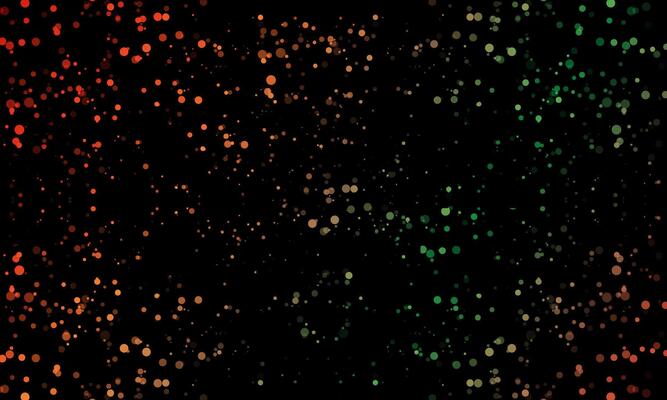 Dark dust light. Bokeh lights colorful effect background. artistic space background.
