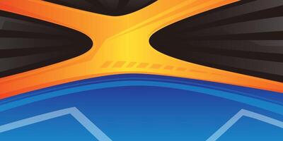 Blue background. Orange background. Print for banner. vector