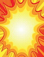 Bright colorful pop background vector