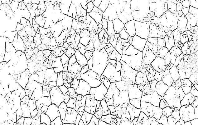 a black and white drawing of a cracked land, grunge texture of old paint wall, vintage cracked background, a cracked wall with a broken window and a broken glass,