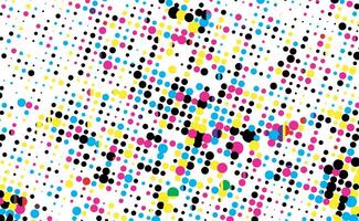 abstract colorful background with circles, abstract background with halftone cmyk dote pattern set, seamless pattern with dots, a colorful pattern of dots on a white background vector