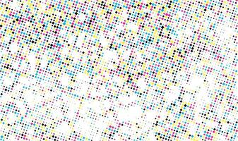 abstract background with halftone cmyk dote pattern set, seamless pattern with dots, a colorful pattern of dots on a white background vector