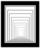 A black and white square with a white line through it png