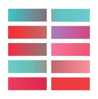 Color palette for a website vector