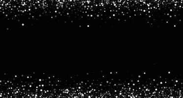 A black and white background with snow falling vector