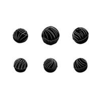 Chocolate Truffle Graphic Design File for Designers vector