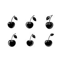 Cherry Icon Graphic Design File for Digital Projects vector