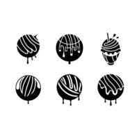 Choco Drizzle - Sweet Chocolate Design for Digital Use vector