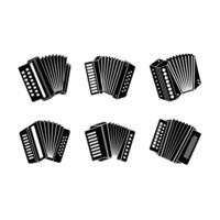 Bandoneon Instrument Graphic Design - High-Quality Digital File vector