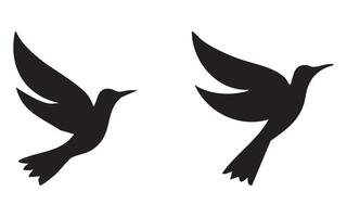 bird icon, in trendy flat style, silhouette design, isolated on background. vector