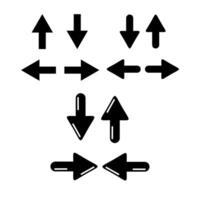 Collection of Directional Arrows in Various Styles and Orientations vector