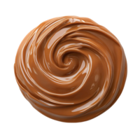 Chocolate Swirl with Smooth Texture png