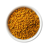 Mustard Seeds in Bowl on Transparent Background png