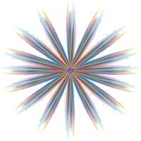 drawn with colorful brush strokes vector