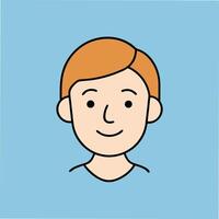 A Human Face in One-Line Art Style with Serene Expression vector