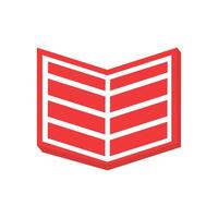 Book icon isolated on white background for your web and mobile app design, Book logo concept. Notebook icon. Education literature read and library theme. vector