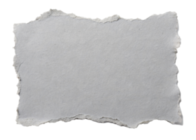Grey paper with torn edges for using as text box png