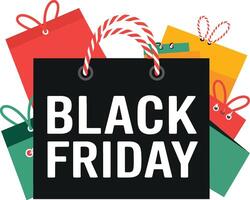 Black Friday Silhouette Illustration vector