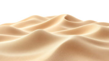 Isolated image of a pile of desert sand, ideal for enhancing visuals related to arid environments and landscapes. png