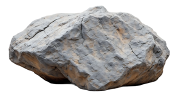 Isolated heavy rock on a transparent background, great for enhancing visuals related to nature and the outdoors. png