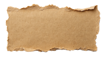 Old paper with torn edges for using as text box png