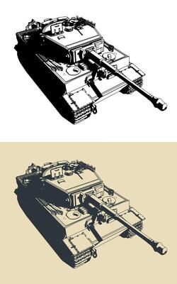 Tiger heavy tank