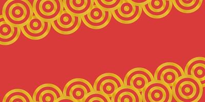 Chinese New Year Background, Free Copyspace Area. Design for Banner, Poster, Greeting Card Template. vector