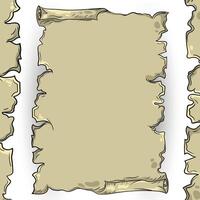 old parchment scroll vector