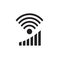 Wifi icon. Free wifi sign isolated icon. wi-fi network logo. flat illustration of wifi icon. vector