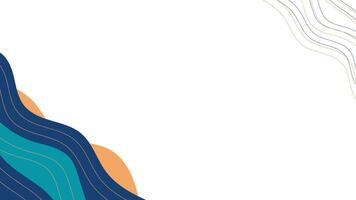abstract wave background with corner lines vector