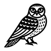 Common nighthawk icon in filled style vector