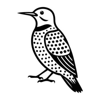 del Norte parpadeo icono en lleno estilo vector