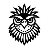 A solid icon of resplendent quetzal vector