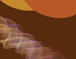 Abstract digital wave of particles background design vector