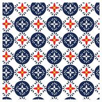 A striking arrangement of red, white, and blue stars creating a festive and patriotic pattern with white background vector
