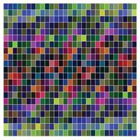 A grid of multicolored squares forming a mosaic like pattern vector