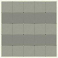 Black and White diagonal stripes creating a concentric diamond pattern. vector