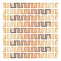 A vibrant geometric design composed of orange and brown shapes, showcasing a harmonious blend of colors. vector