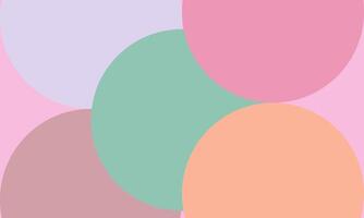 colorful circles shape abstract background vector
