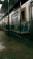 Spacious Subway Car With Multiple Seats video