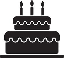 Birthday Cake icon symbol, Cake icon in . Illustration vector