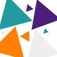 Colorful triangle geometric abstract pattern background. Illustration template design vector